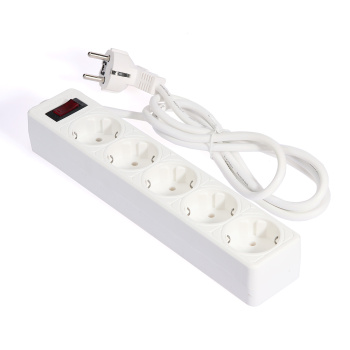 Сетевой фильтр Smartbuy, 5 розеток, 1.8 м, 2200 Вт, 10 А, белый Сетевой фильтр Smartbuy, 5 розеток, 1.8 м, 2200 Вт, 10 А, белый