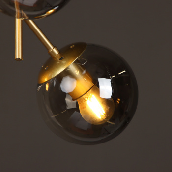 Люстра N36375/3 GD 3*40W E27 220V (d-350; h-340)  VERNER LIGHTING *1