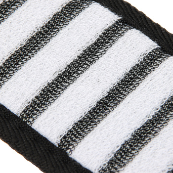 Мочалка для тела банная махровая 65х8см (80х8см с ручками) ЕВРОХАУС  *12/125