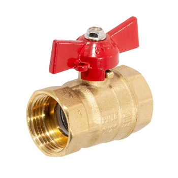 Кран шаровый 3/4" (Ø20) М/М бабочка STI 11Б27п1 (462) *1/100