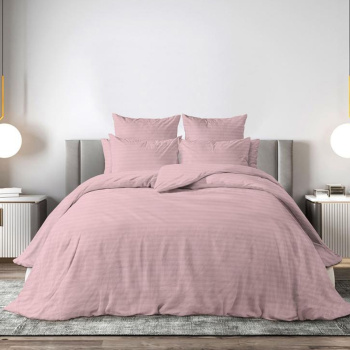 Постельное белье евро поплин Волшебная Ночь 8709/5 Silver Rose, наволочки 70*70 - 2шт *1/6