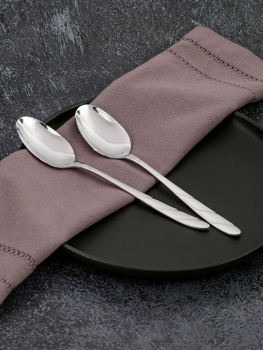 Ложка столовая нерж. "Pearl" КОМПЛЕКТ 2ШТ на подвеске DMC061 "Domenik" *1/12/72