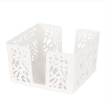 Салфетница пластм. "Лира"145х145х80мм Белый М9098 (ЗПИ "Альтернатива") *1/20