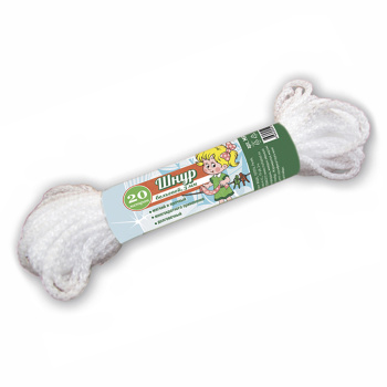Шнур полипропиленовый d 4мм дл.20м "Бельевой" Белый MPU2339 "Умничка" *1/70 Шнур полипропиленовый d 4мм дл.20м "Бельевой" Белый MPU2339 "Умничка" *1/70