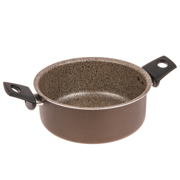 Кастрюля алюм.а/приг. Jarko "MERLETTO" 3,5л d22см Стек.кр. JMr-222-11  *1/4