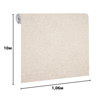 яяяОбои флиз. "Эрисманн" Benefit Enzo (беж.) 60784-02 10х1.06м *6