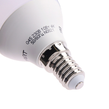 Лампа светодиодная 10W Е14 шар 4К нейтральный G45 ОНЛАЙТ 61966 *10/100/200