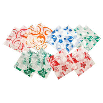 Салфетки бумажные 45шт. 24*24см АССОРТИ бабочка арт.1045 *60