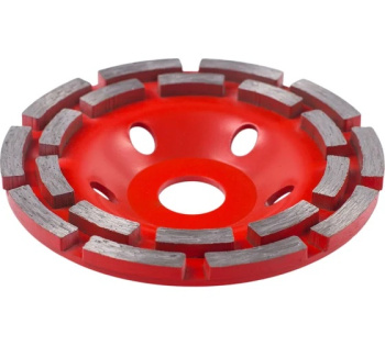 Чашка алмазная шлифовальная 125*22,20мм бетон/камень/кирпич двухрядная арт.592035 VIRA *1/20/40 Чашка алмазная шлифовальная 125*22,20мм бетон/камень/кирпич двухрядная арт.592035 VIRA *1/20/40