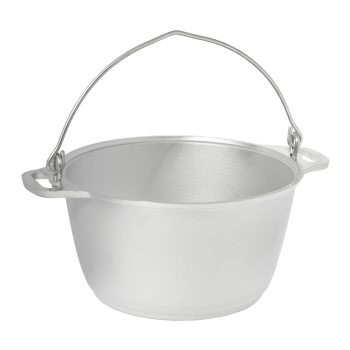 Котел алюм. литой походный с крышкой 8,0л с дужкой Kukmara кп80 (Кукмор) *1/4 Котел алюм. литой походный с крышкой 8,0л с дужкой Kukmara кп80 (Кукмор) *1/4